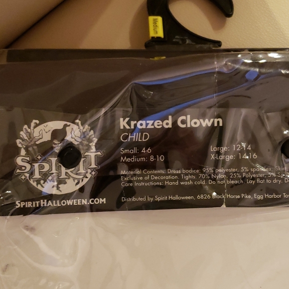 Spirit custom killer clown kid medium - Picture 2 of 3